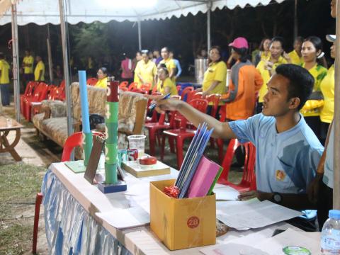 พิธีเปิดโครงการแข่งขันกีฬาฟุตซอลเยาวชนและประชาชนตำบลโนนขวาง