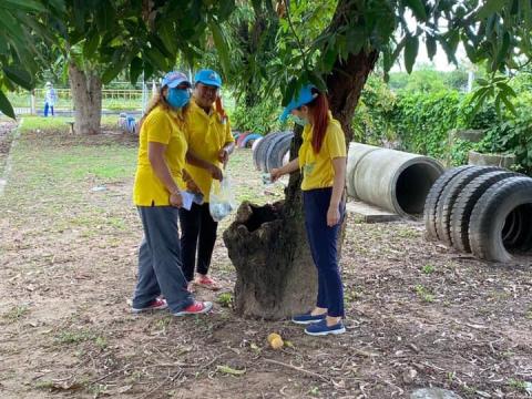 กิจกรรม "รวมพลังจิตอาสา ทำลายแหล่งเพาะพันธุ์ยุงลาย เพื่อป้อ